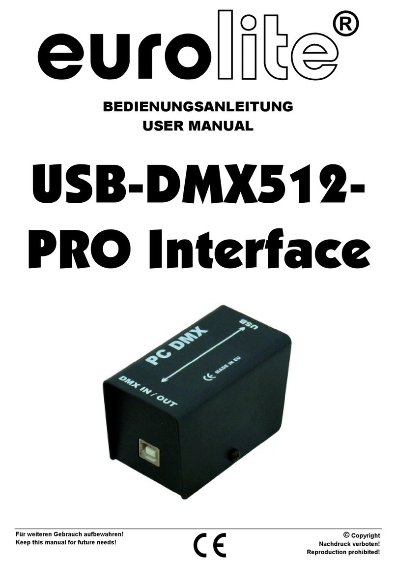 EuroLite USB-DMX512-PRO user manual