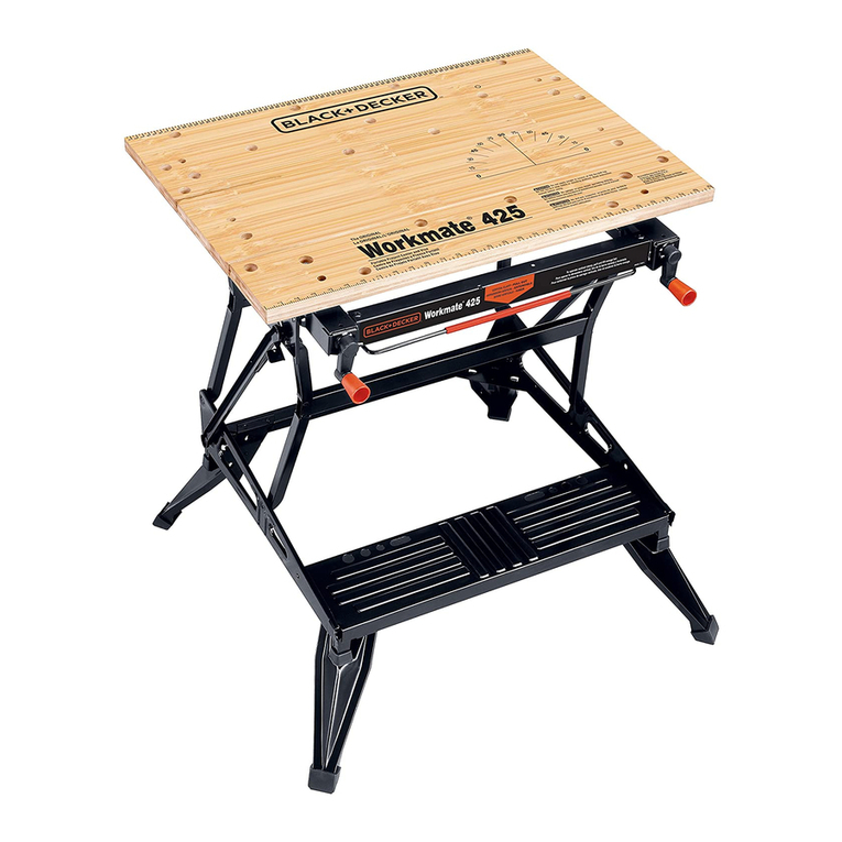 Black & Decker Workmate 425 TYPE 5 User manual