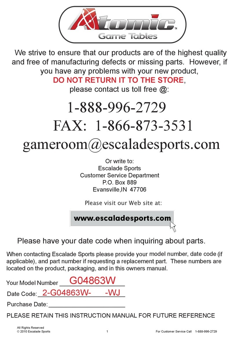 Atomic G04863W instruction manual