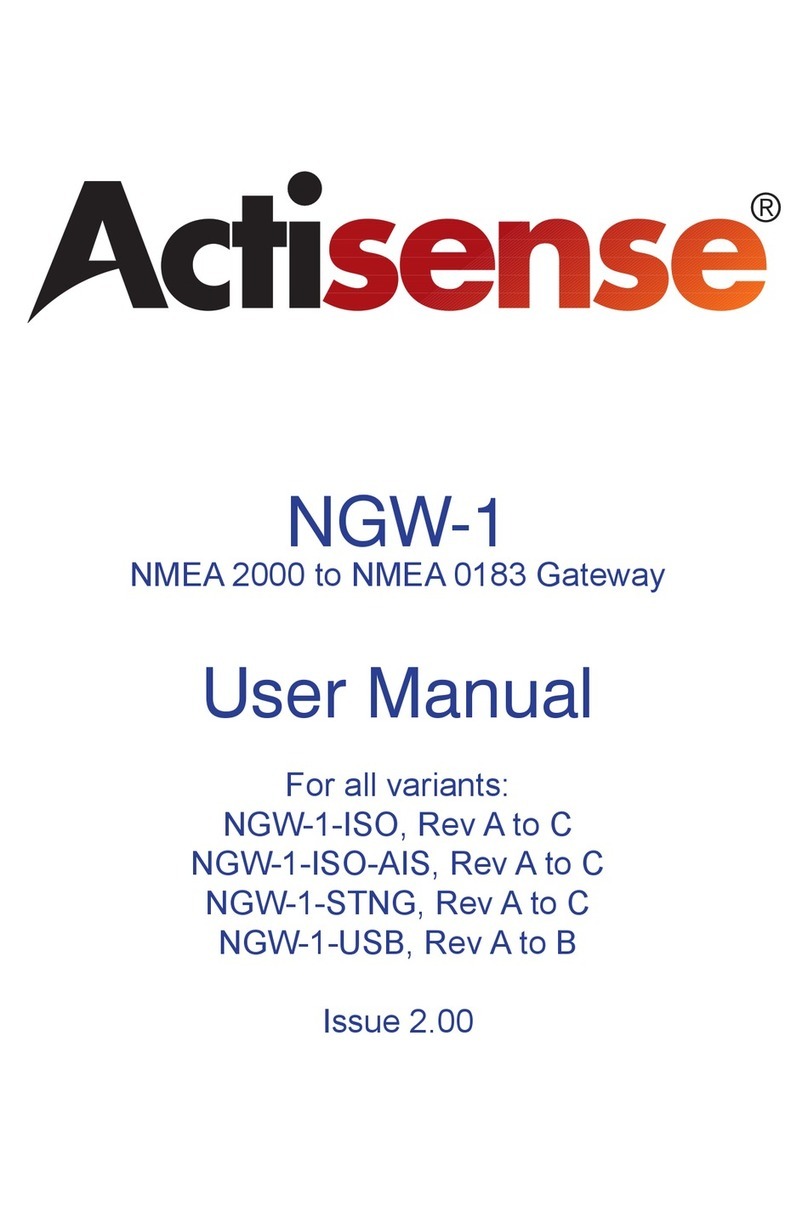 Actisense NMEA NGW-1 User manual