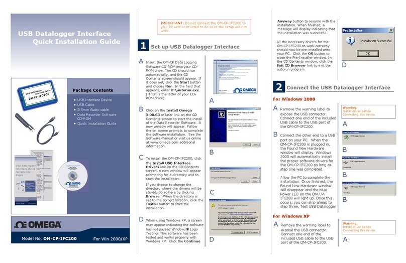 Omega OM-CP-IFC200 User manual