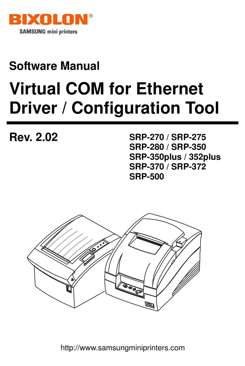 BIXOLON Bixolon SRP-270 Mounting instructions