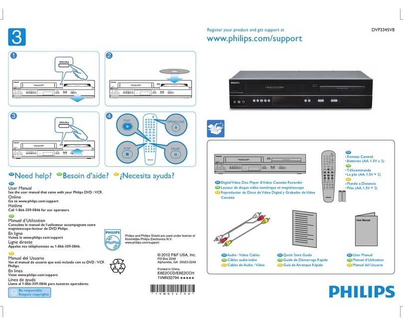 Philips DVP3345VB User manual