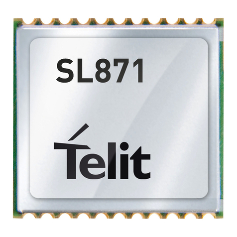Telit Wireless Solutions SL871 Specification sheet