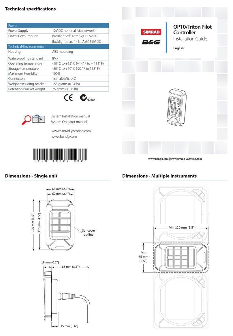 Simrad OP10 installation guide