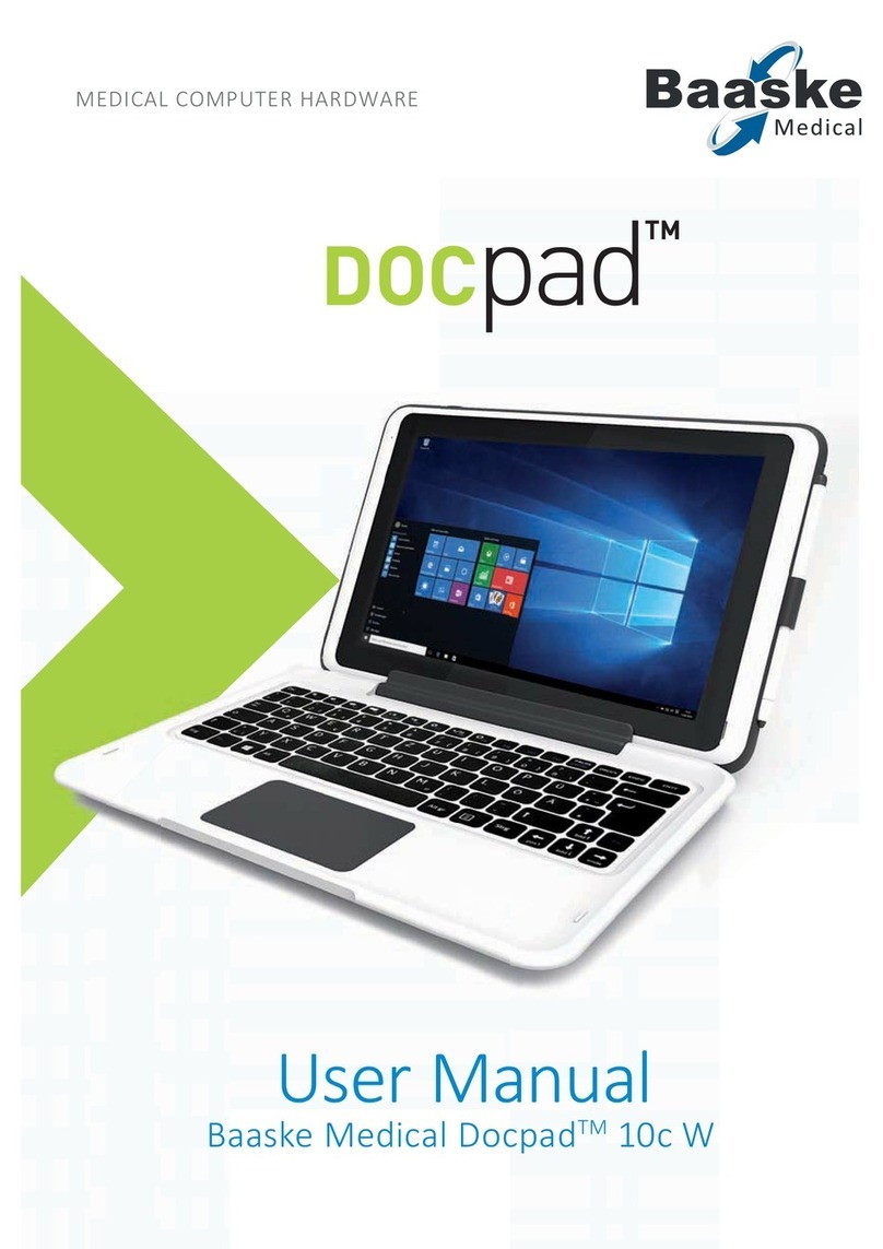 Baaske Medical Docpad 10c W user manual