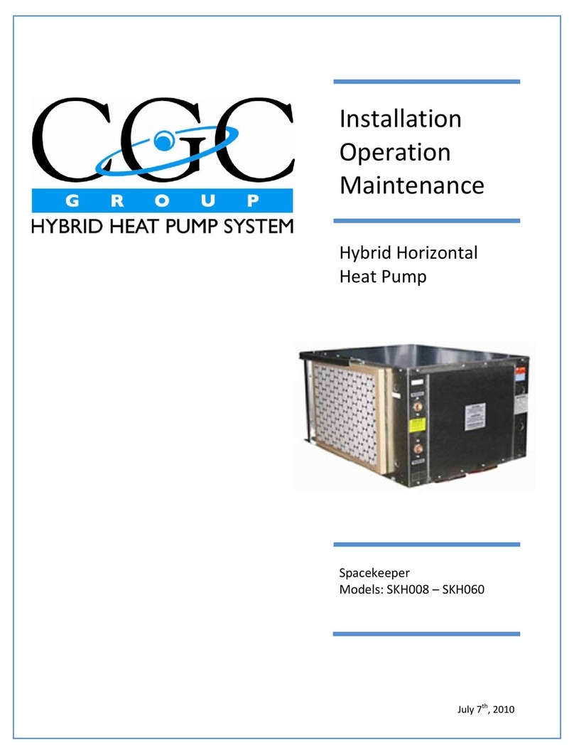 CGC SpaceKeeper SKH008 Installation operation & maintenance