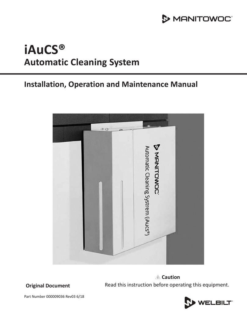 Manitowoc iAuCS Installation, operation and maintenance manual Manitowoc iAuCS Installation, operation and maintenance manual