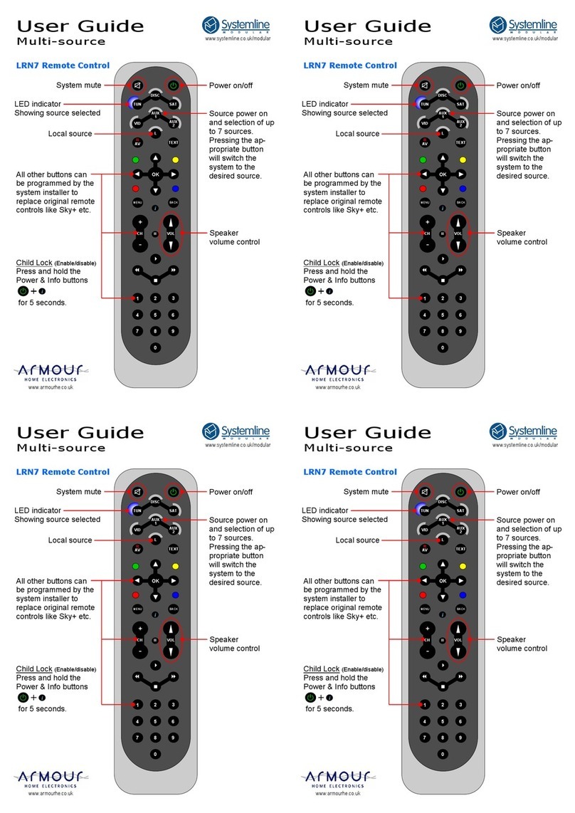 Systemline LRN7 user guide