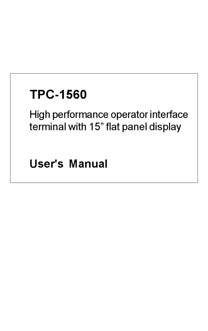 Advantech TPC-1560 User manual