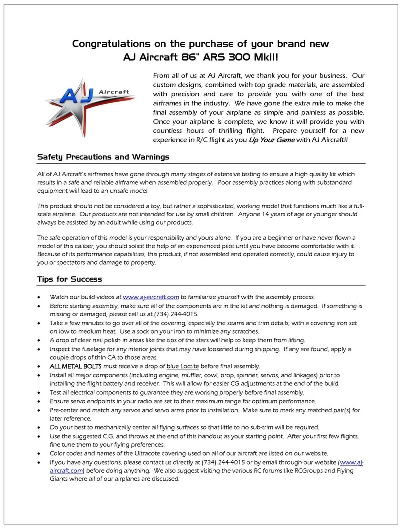 AJ Aircraft ARS 300 MkII User manual