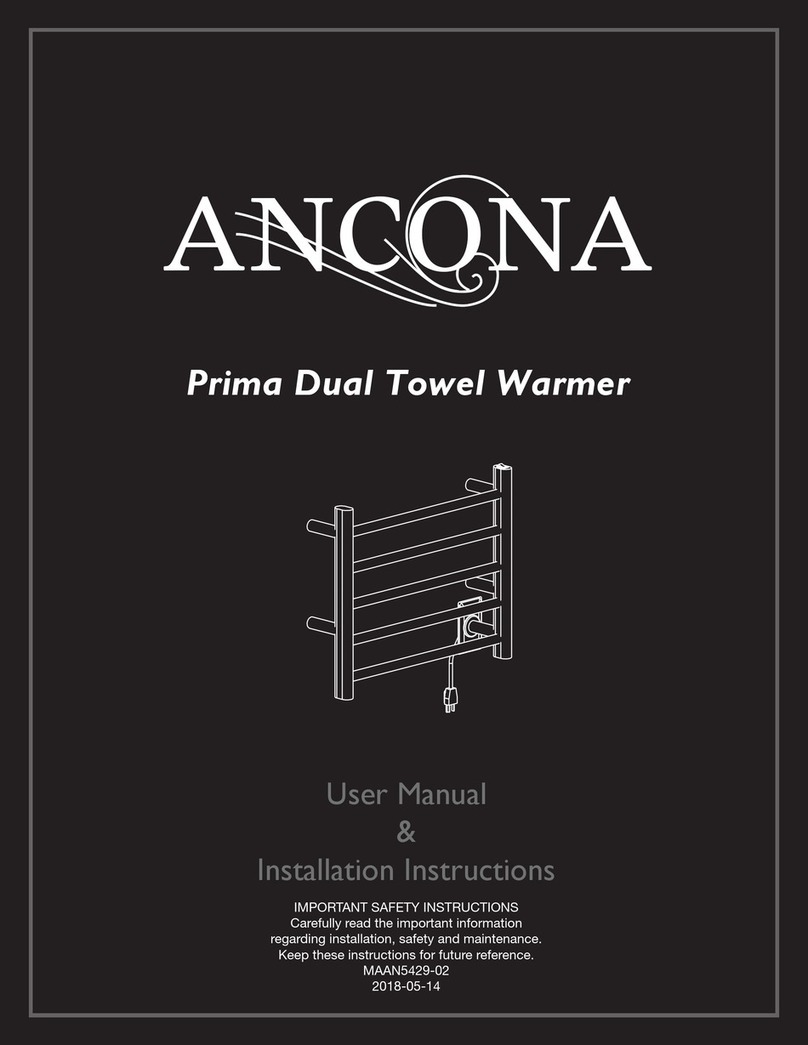 Ancona Prima Dual User's manual & installation instructions Ancona Prima Dual User's manual & installation instructions