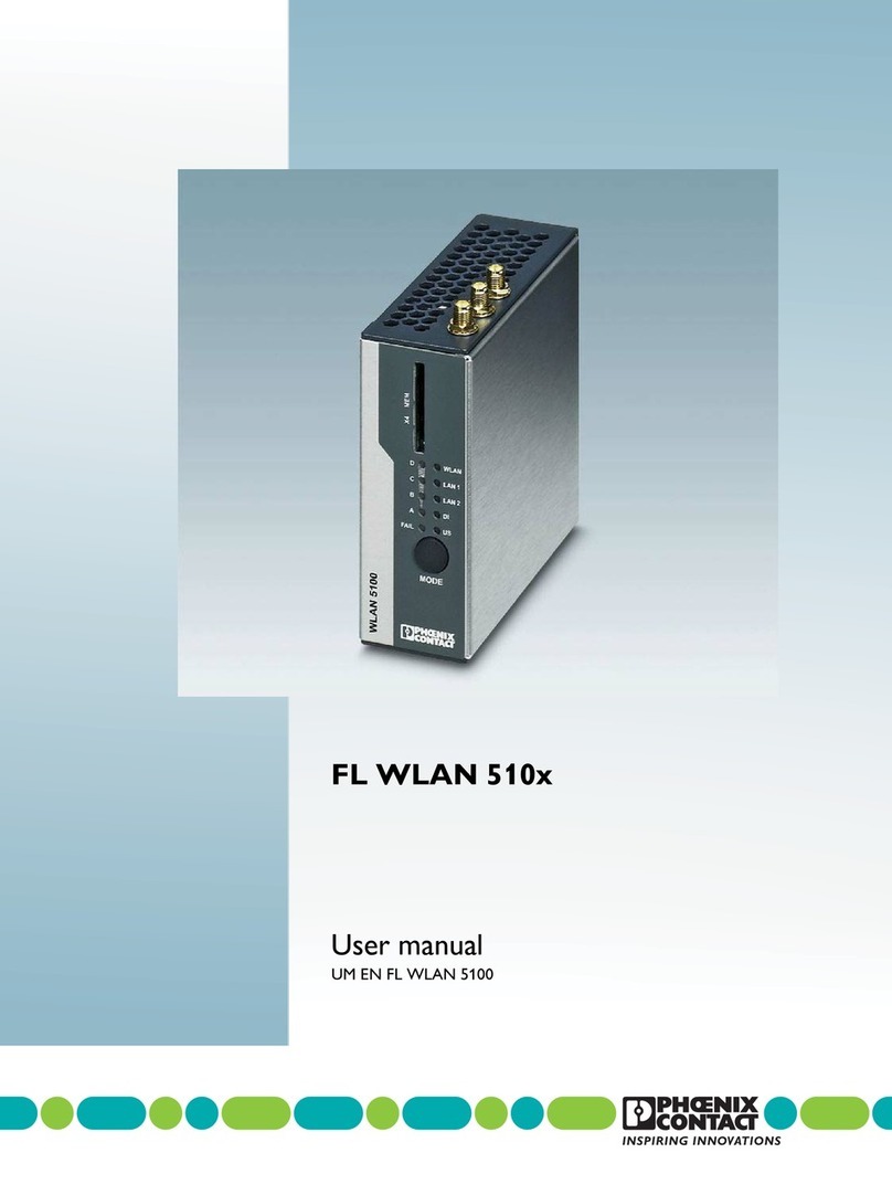 Phoenix Contact UM EN FL WLAN 5100 user manual