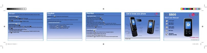LG 8800 Short user manual