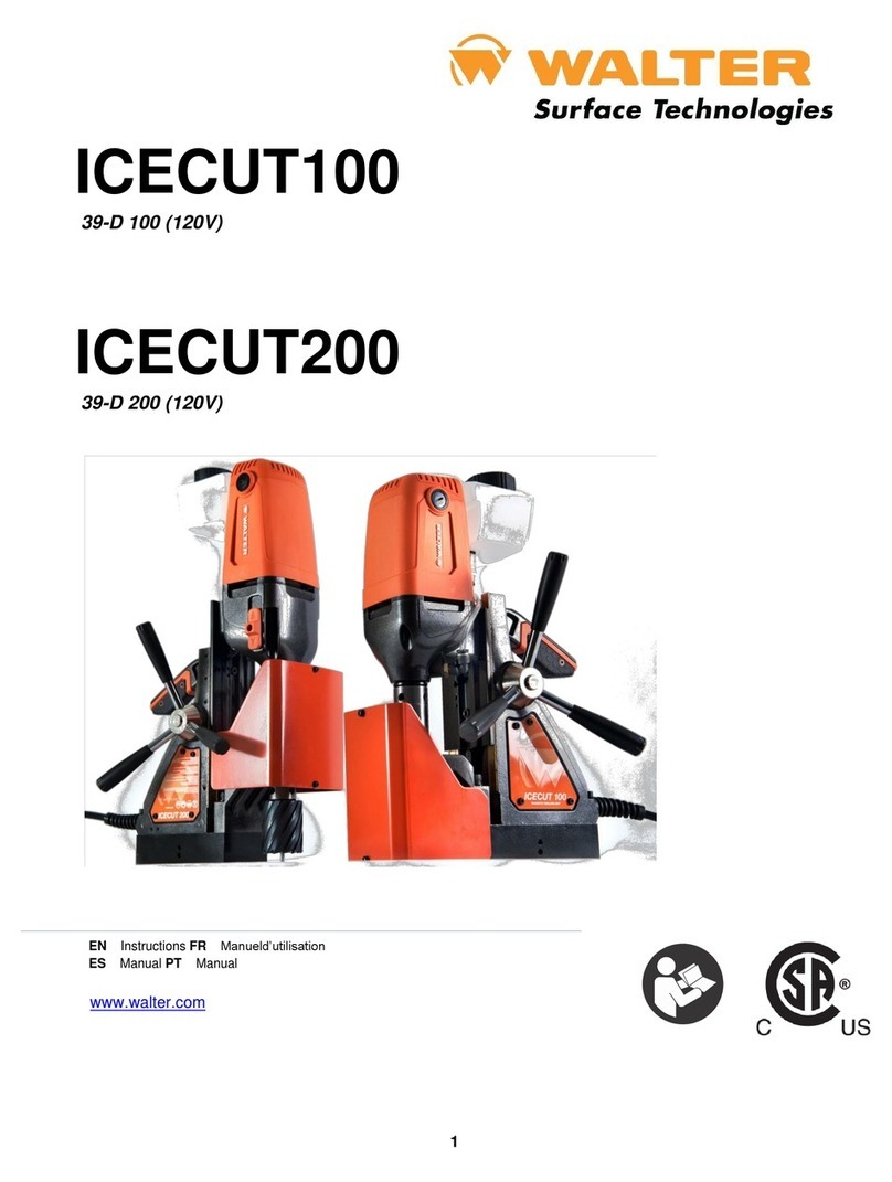 Walter ICECUT100 instructions