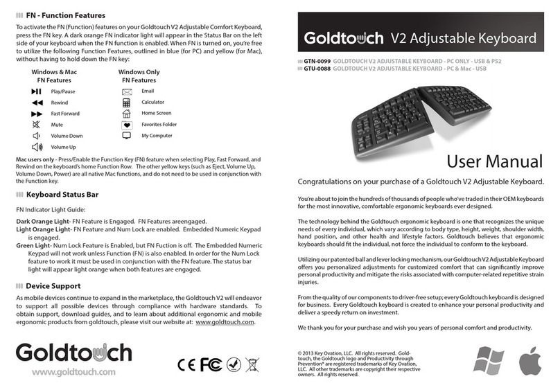 Goldtouch GTN-0099 user manual