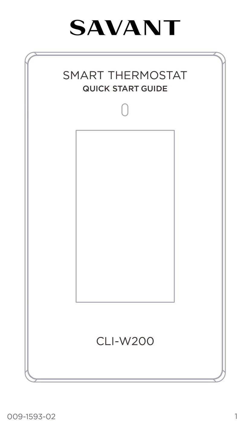 Savant CLI-W200 User manual