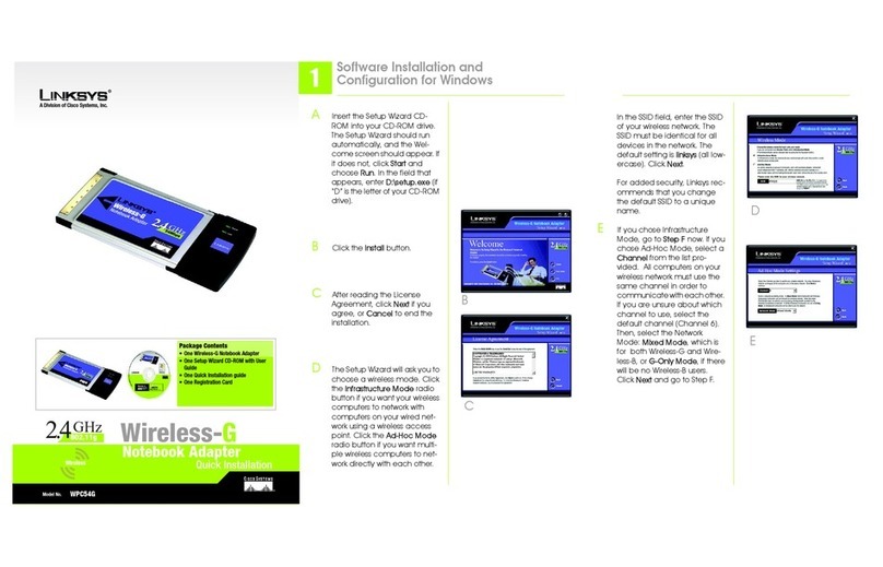 Linksys WPC54G EU Original operating instructions