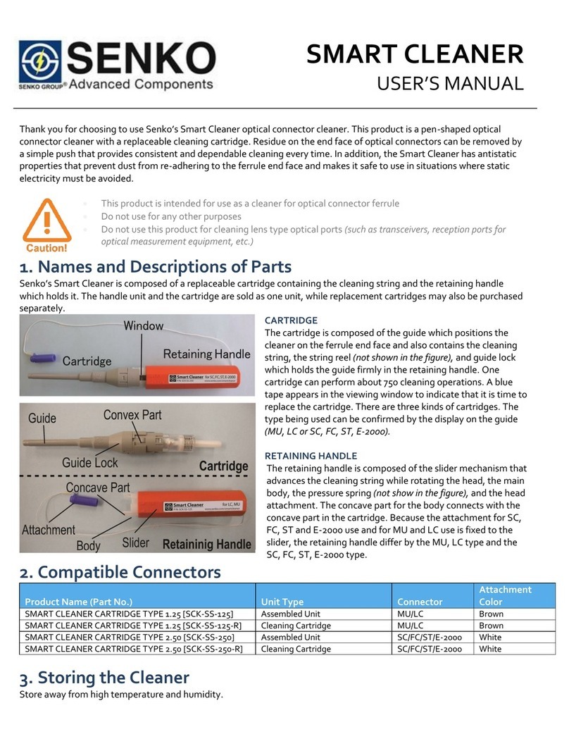 SENKO Smart Cleaner User manual