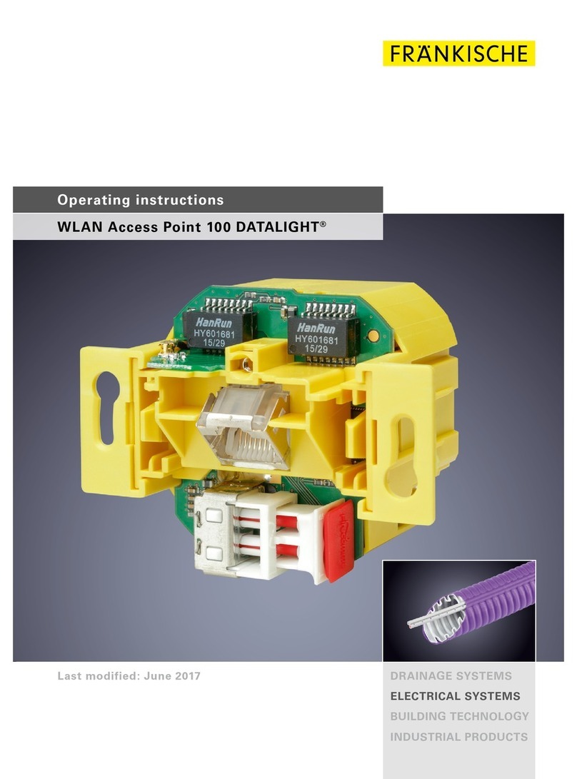 FRÄNKISCHE 100 DATALIGHT operating instructions