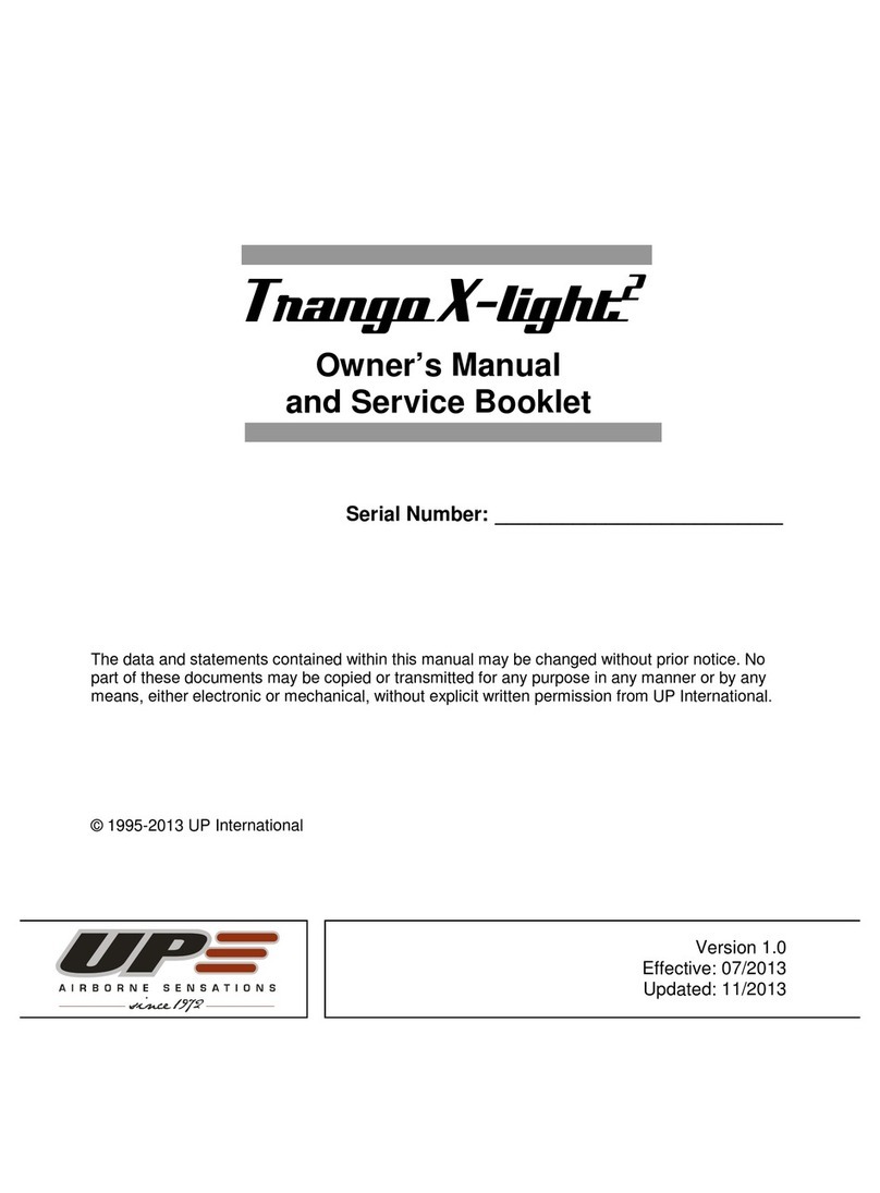 UP Trango X-light2 Owner Manual and Service Booklet