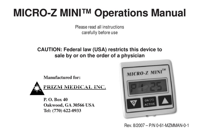 PRIZM Micro-Z MINI Operation manual