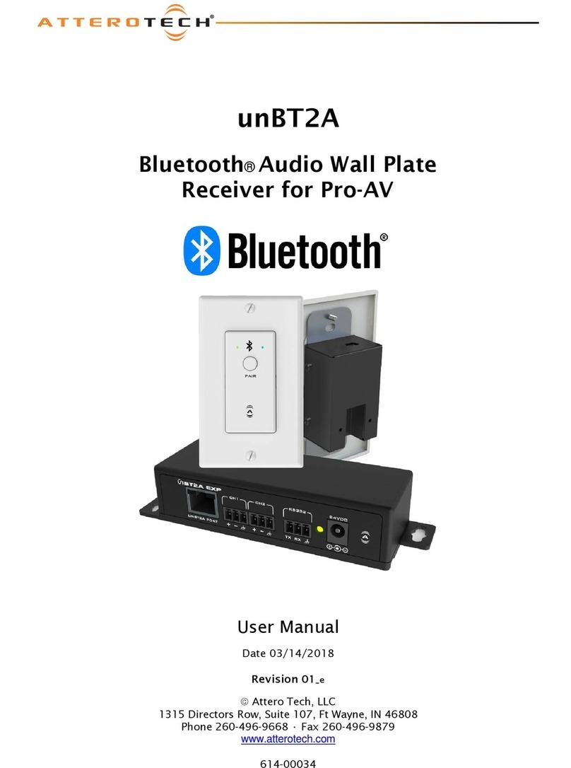 Attero Tech unBT2A user manual Attero Tech unBT2A user manual