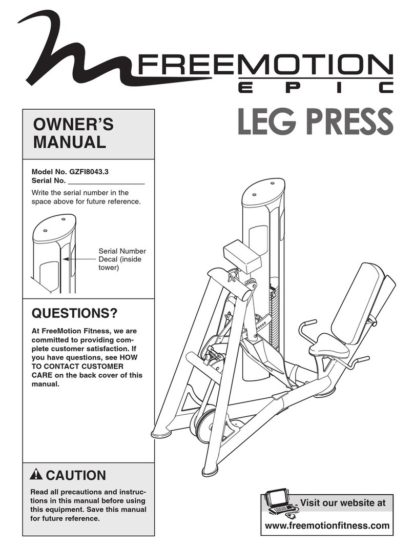 FREE MOTION Epic GZFI8043.3 User manual