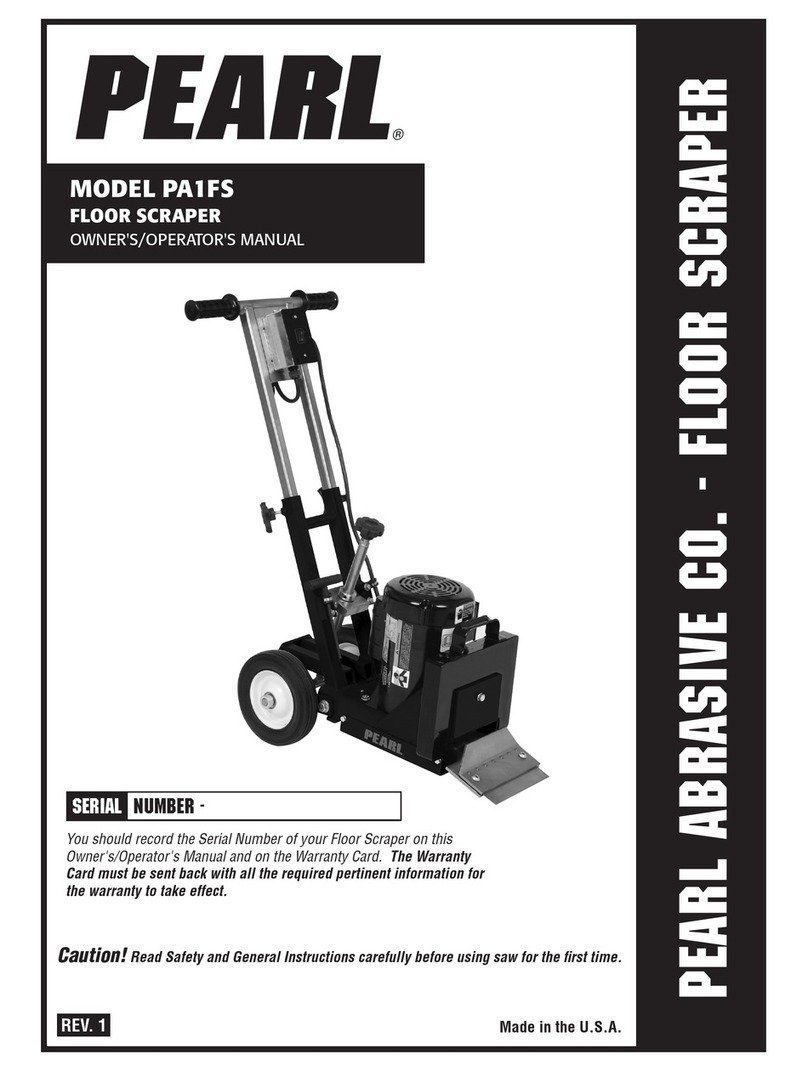 Pearl PA1FS Owner's and operator's manual