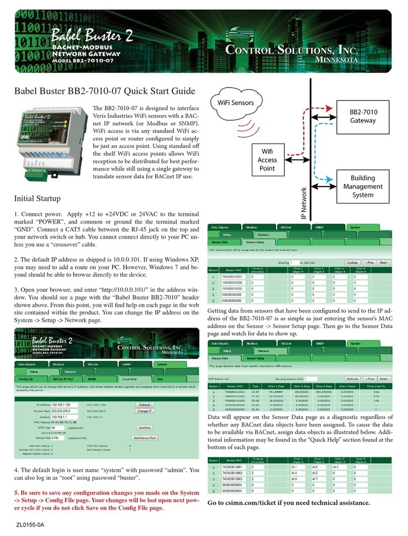 CONTROL SOLUTIONS Babel Buster 2 User manual