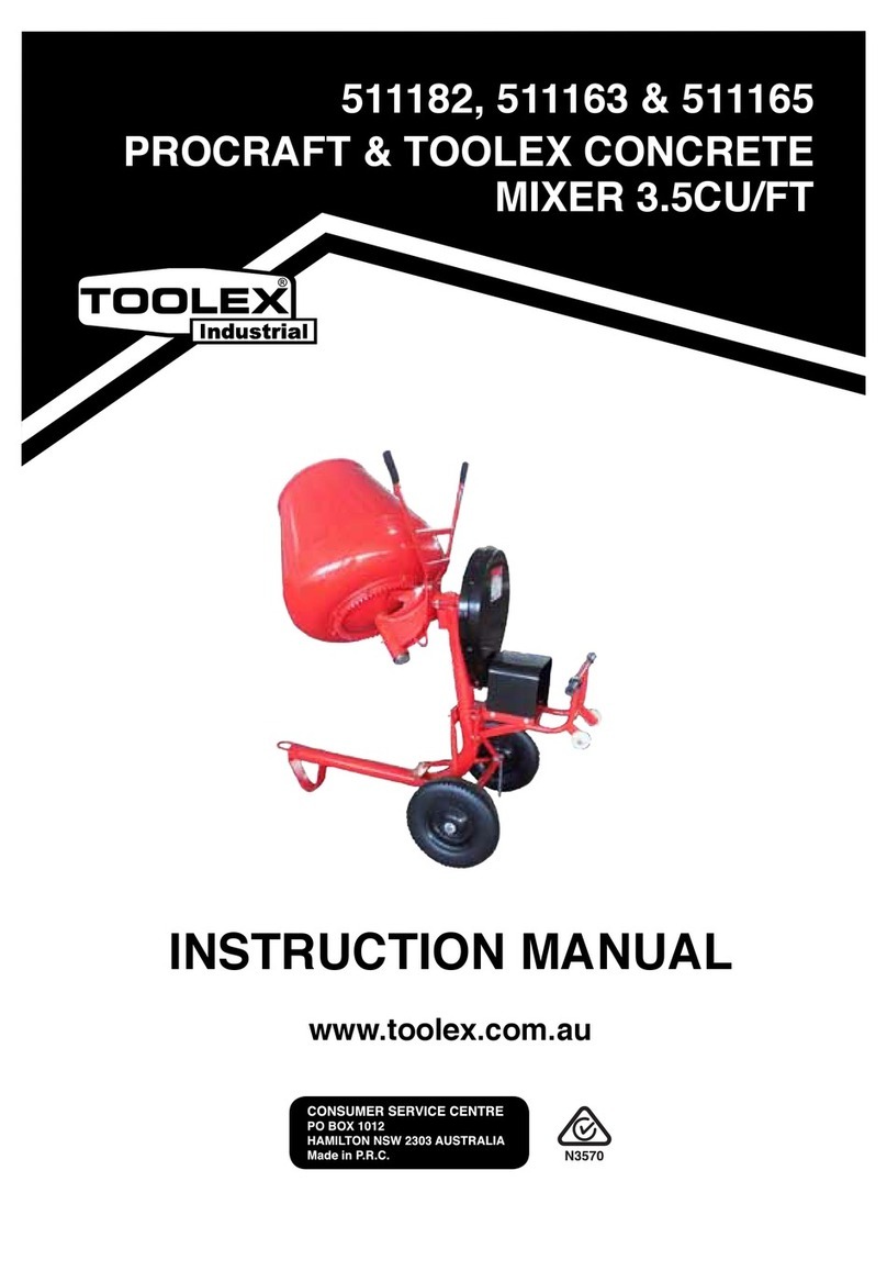 Toolex 511182 instruction manual
