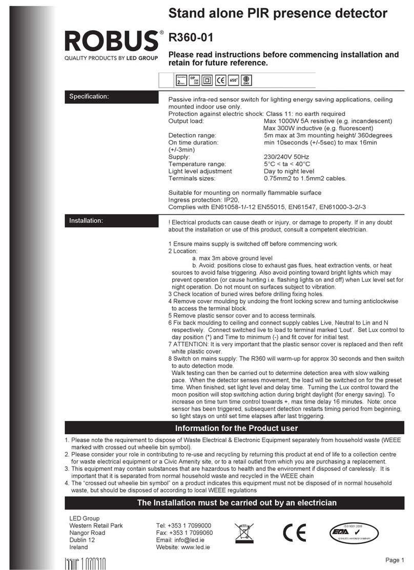 Robus R360-01 instructions
