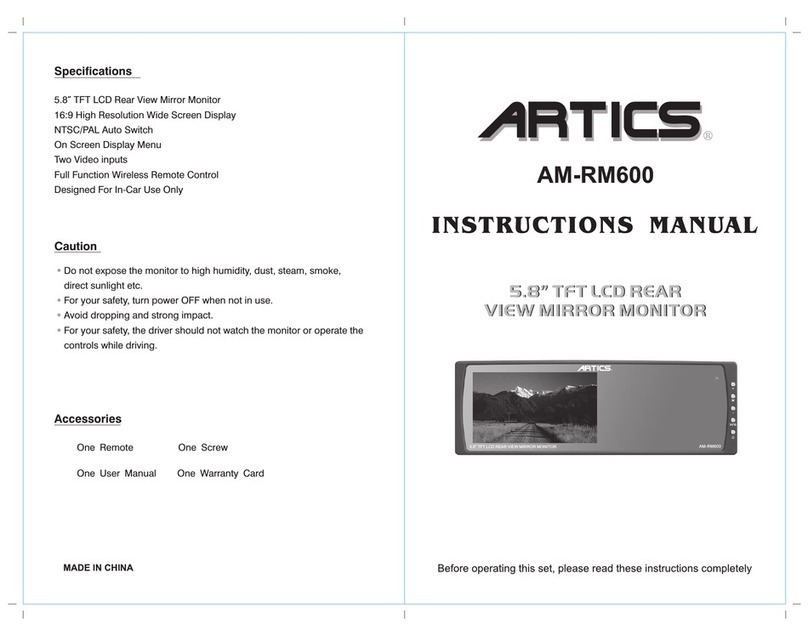 ARTICS AM-RM600 instruction manual