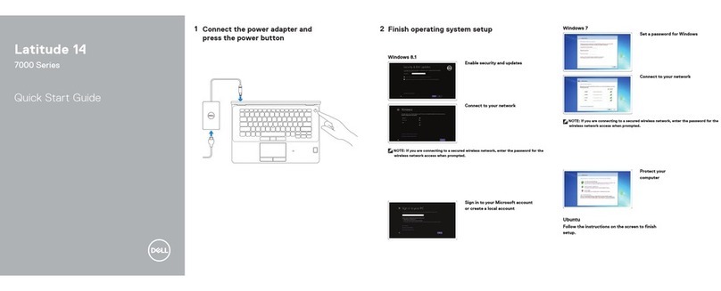 Dell Latitude 7000 Series User manual