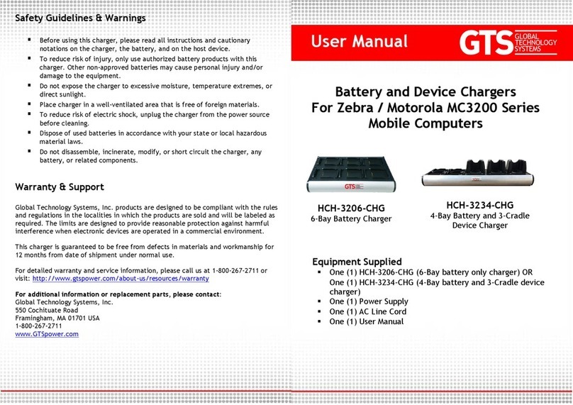 GTS HCH-3206-CHG user manual