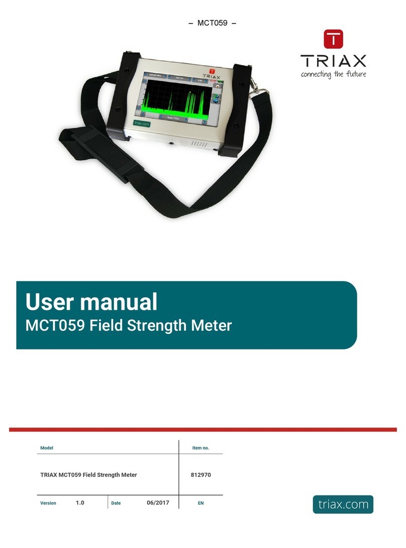 Triax MCT059 User manual