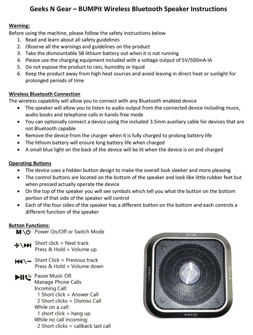 Geeks N Gear BUMPit instructions