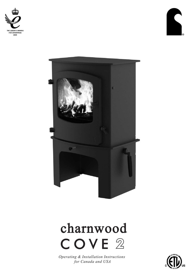 Charnwood Cove 2 Operating & installation instructions