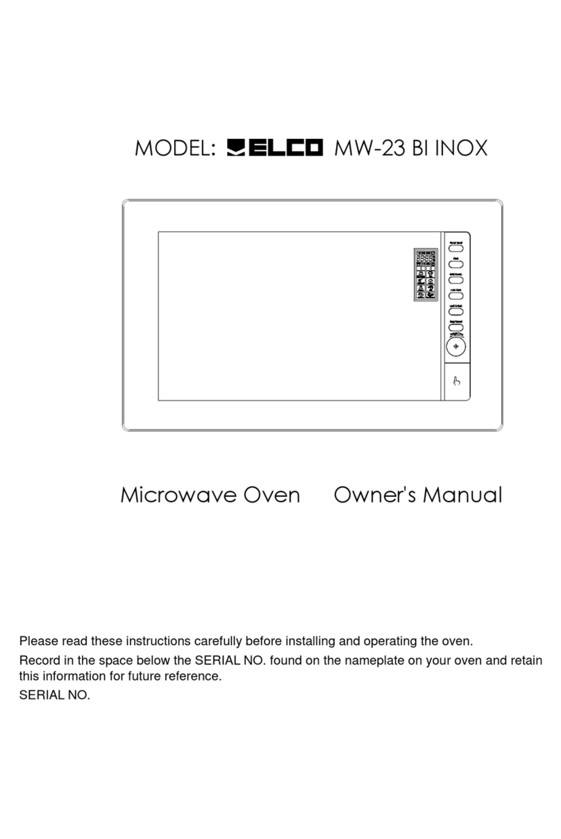 elco MW-23 BI INOX User manual