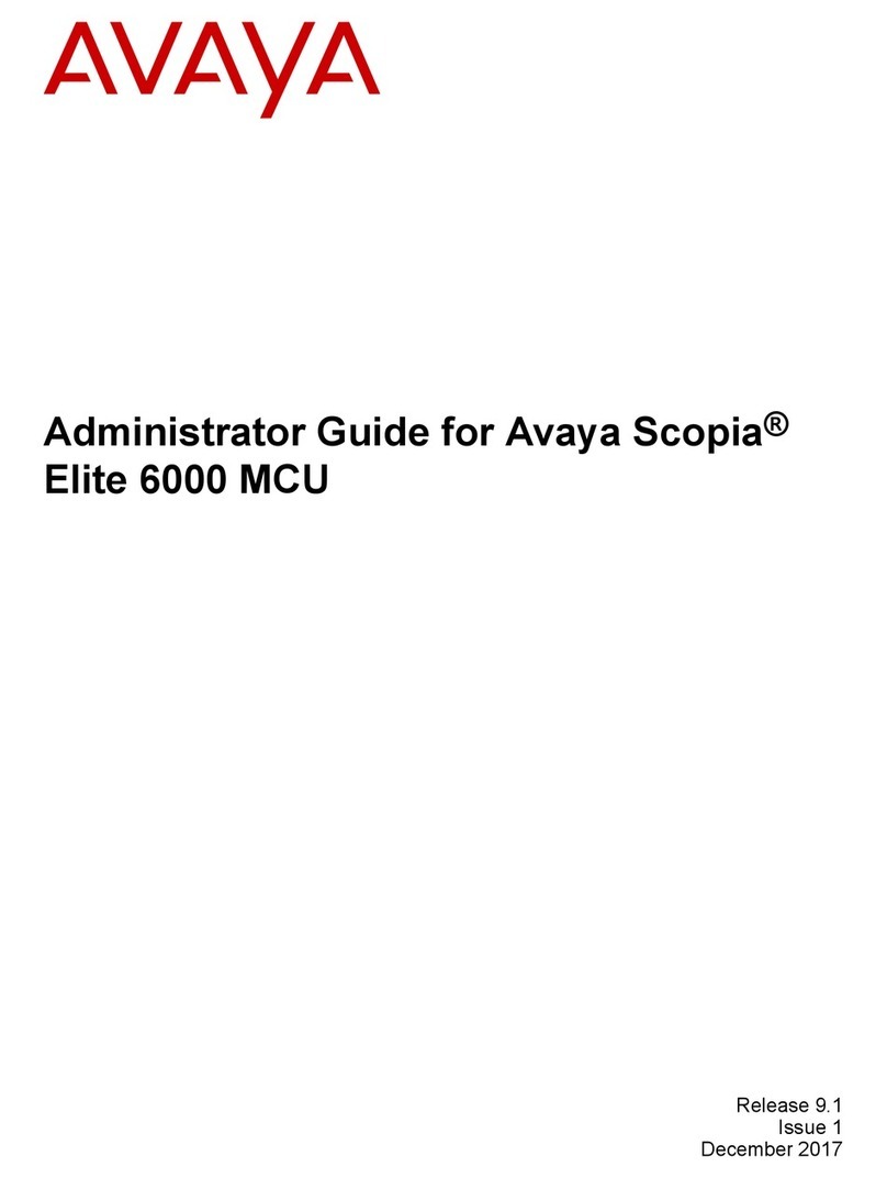 Avaya scopia elite 6000 series Administrator's guide