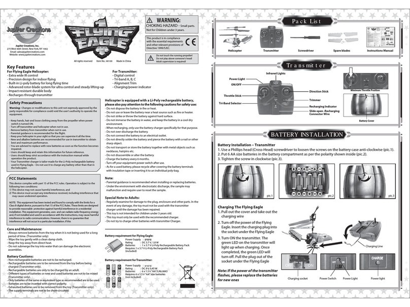 Jupiter Creations Flying Eagle 90100 User manual