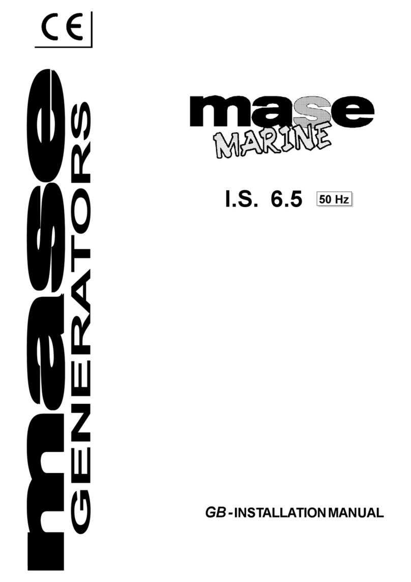 Yanmar Mase I.S. 6.5 installation manual
