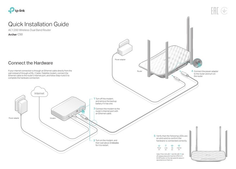 TP-Link Archer C50 Quick installation guide