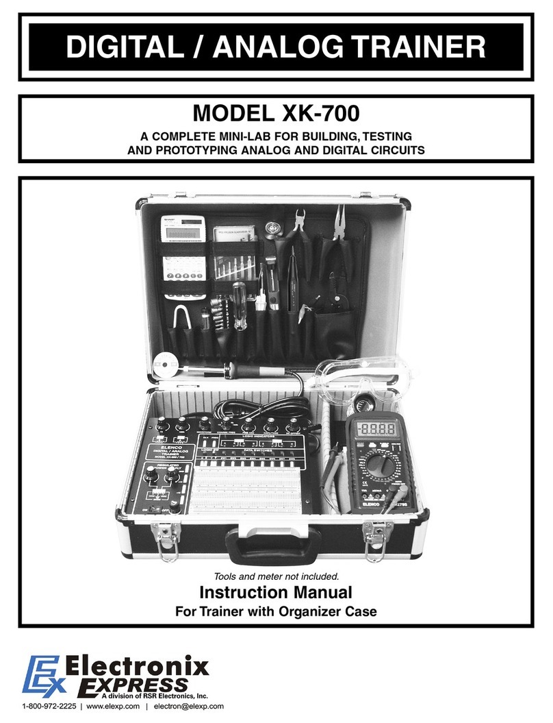 Elenco Electronics XK-700 instruction manual