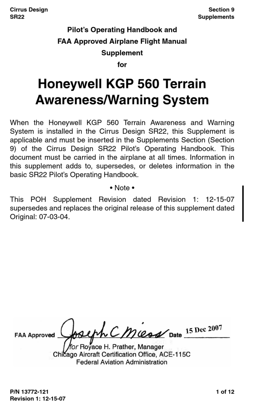 Honeywell KGP 560 Pilot operating handbook