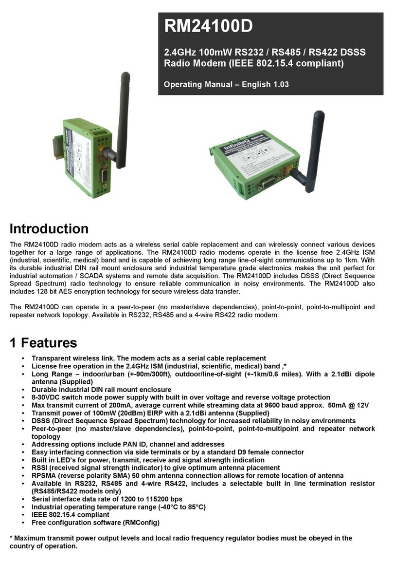 Infiniteq RM24100D operating manual