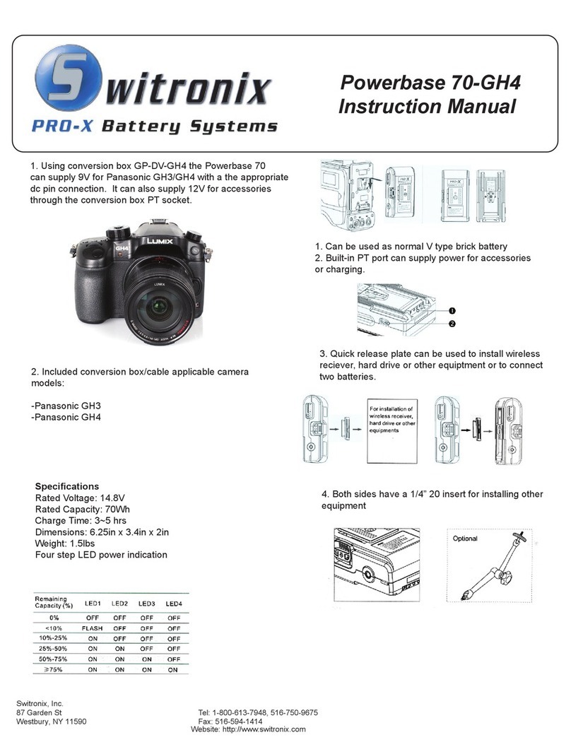 Switronix Powerbase 70-GH4 instruction manual