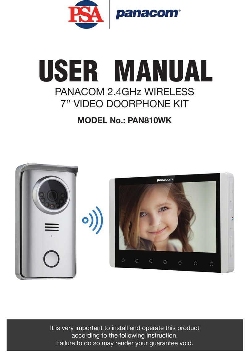 Panacom PAN810WK user manual