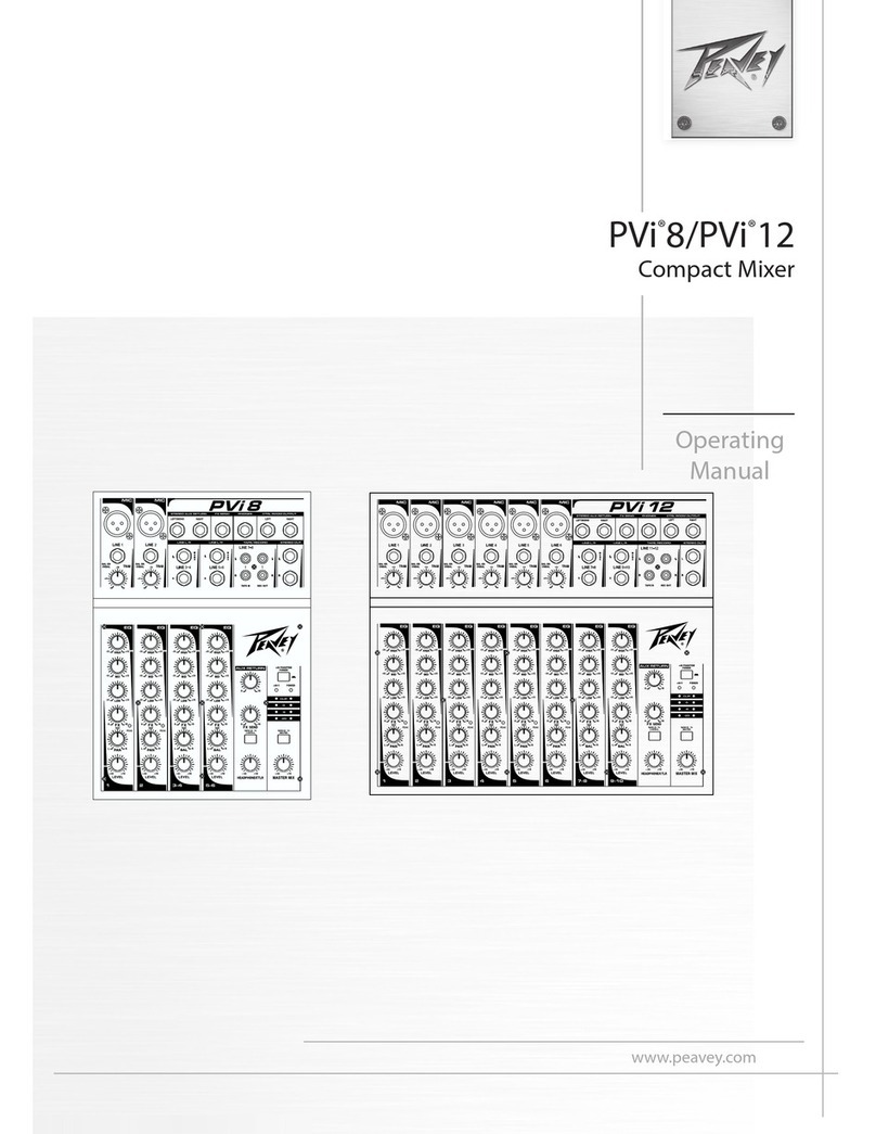 Peavey PVi 8 operating manual