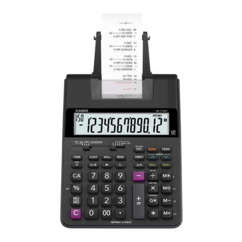 Casio HR-170RC User manual Casio HR-170RC User manual
